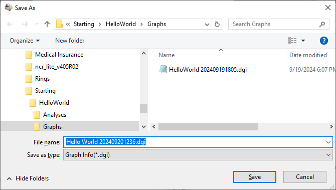 Set destination for the Hello World dependency graph
